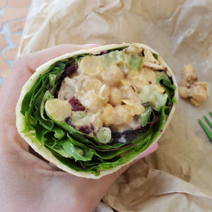 review photo of Callicoon Kitchen Chickpea Salad Wrap shared by @kaylas on 02 Oct 2021 - review