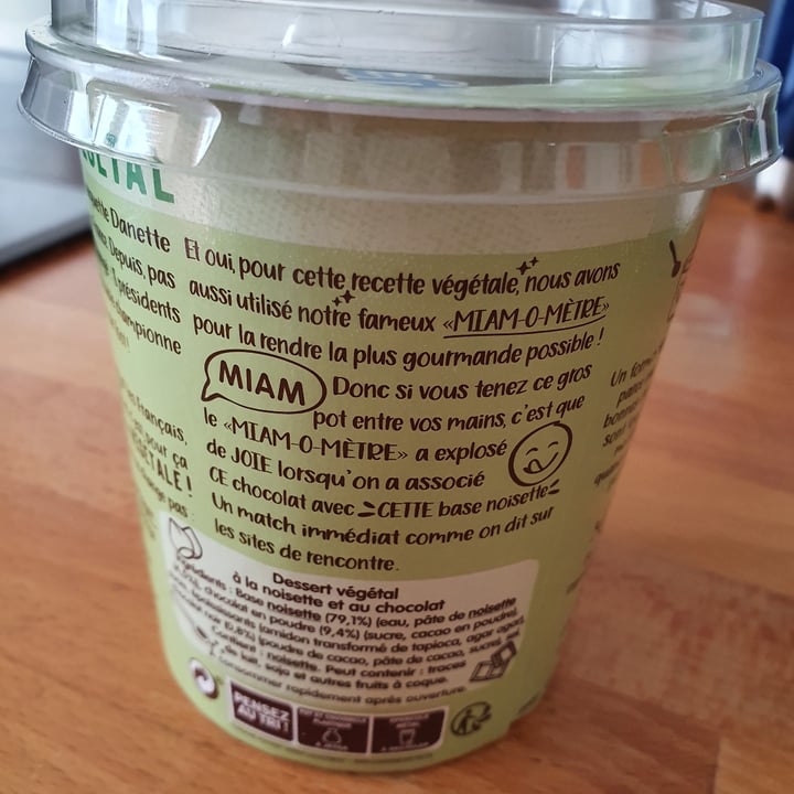 review photo of Danette Végétal Noisette Chocolat shared by @clairejo on 13 Oct 2020 - review