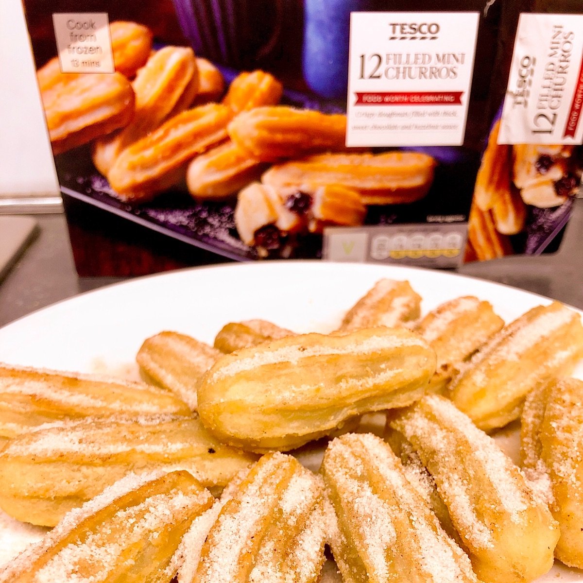 Tesco 12 filled mini churros Reviews abillion