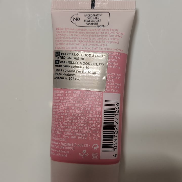 review photo of Essence Hello Good Stuff Tinted Beauty Cream shared by @aletofulover on 20 Apr 2022 - review