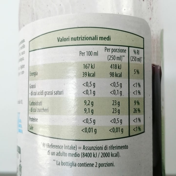 review photo of Natura Felice Succo di Mirtillo bio shared by @giuliagh on 05 Apr 2022 - review