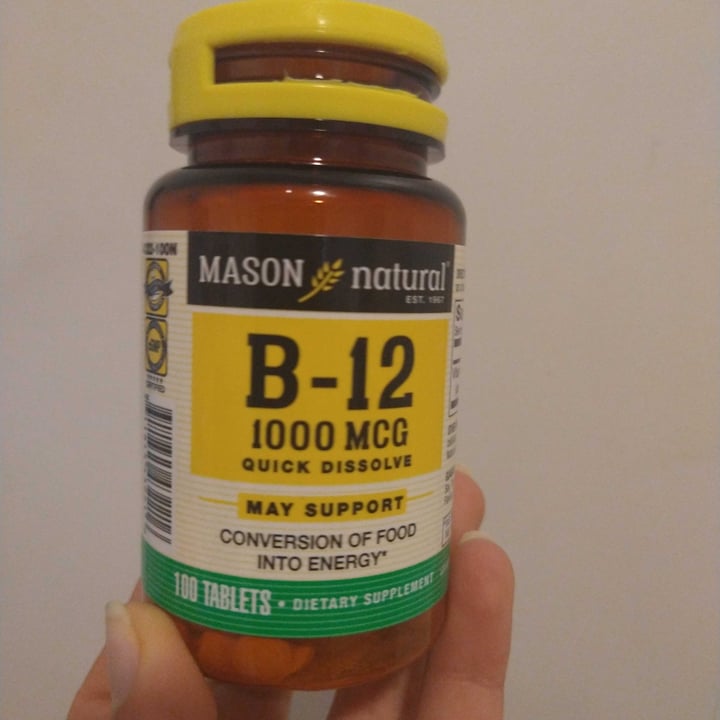 photo of Mason natural Vitamina B12 shared by @mac04 on  21 Jul 2021 - review