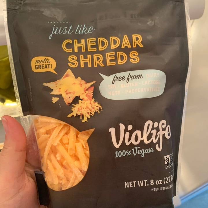 photo of Violife Cheddar Shreds shared by @daniellebruesch on  20 Jan 2021 - review