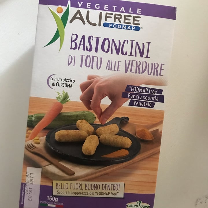 photo of ALIFREE FODMAP Natura nuova Bastoncini di tofu alle verdure shared by @abesart on  24 Jul 2022 - review