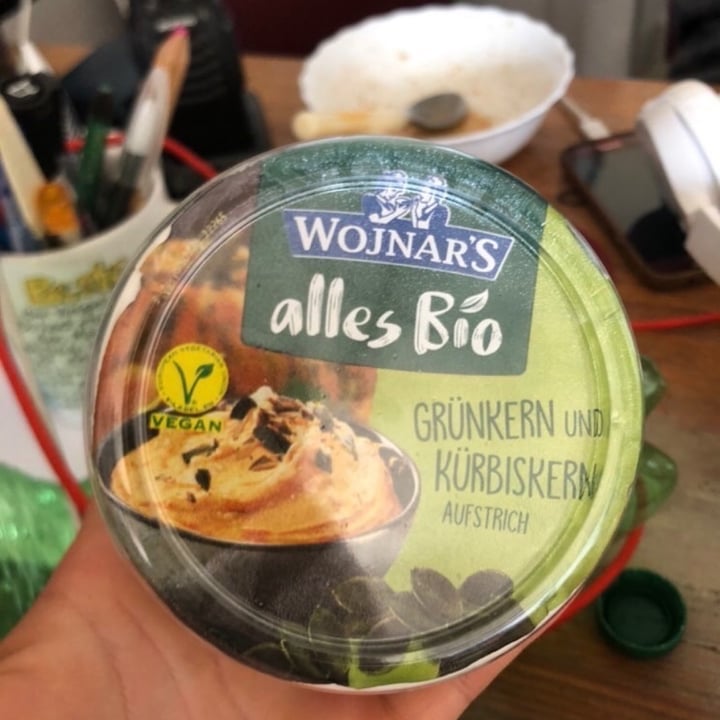 photo of Wojnar's Grünkern und Kürbiskern Aufstrich shared by @lecg on  26 May 2020 - review