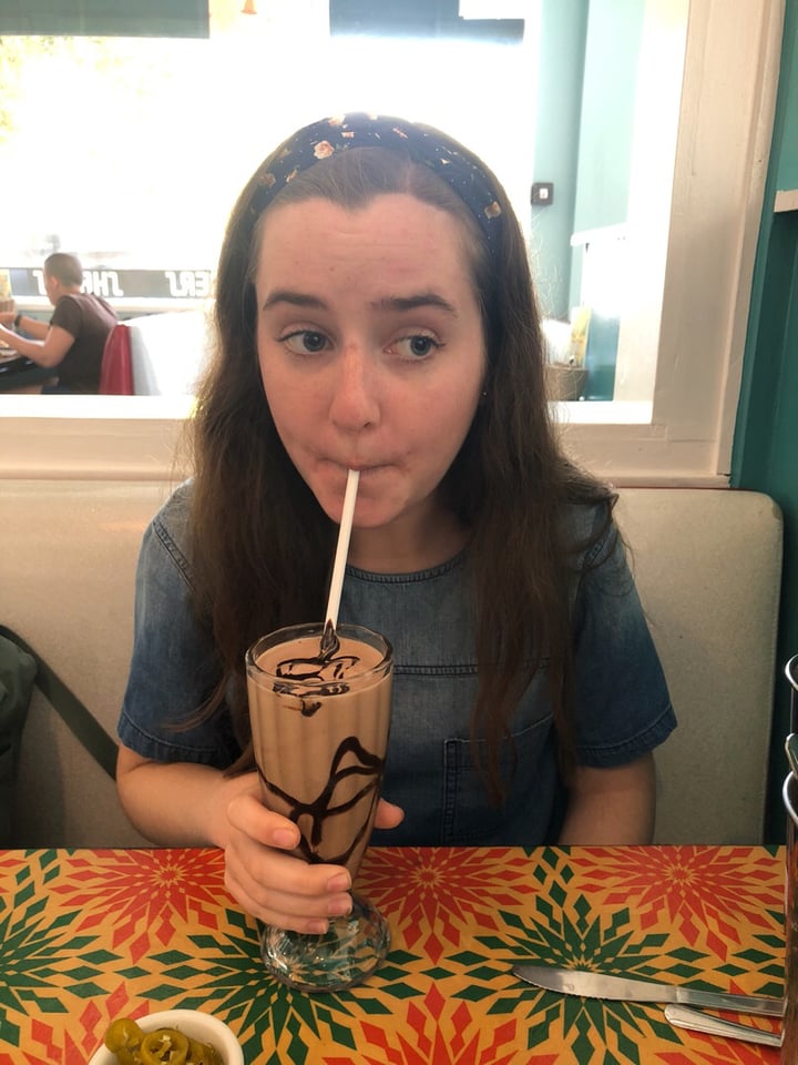 photo of Saturn Cafe Berkeley Vegan Chocolate Shake shared by @clairecancook on  18 Jun 2018 - review