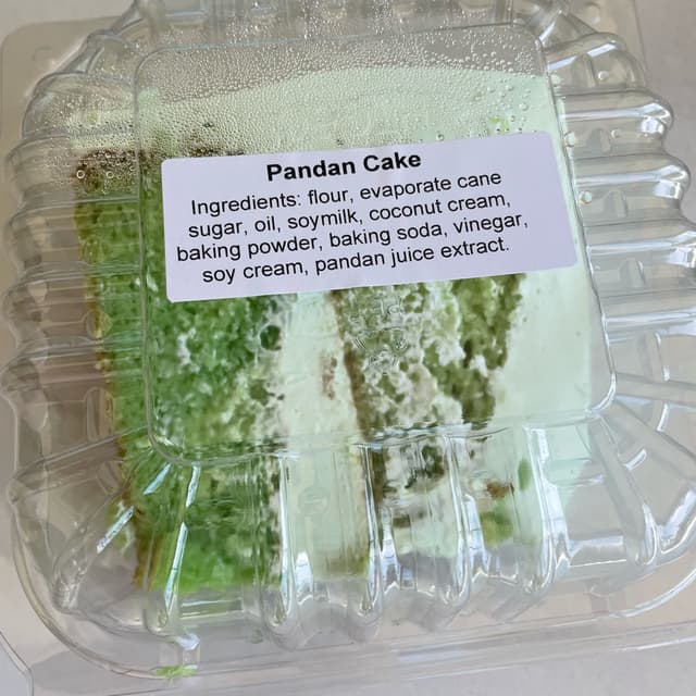 Photo of the dish “pandan Cake”