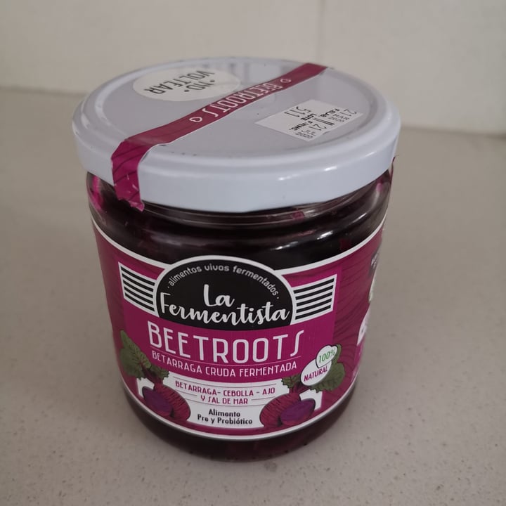 photo of La Fermentista Beetroots, betarraga cruda fermentada shared by @esbueno on  24 Apr 2020 - review