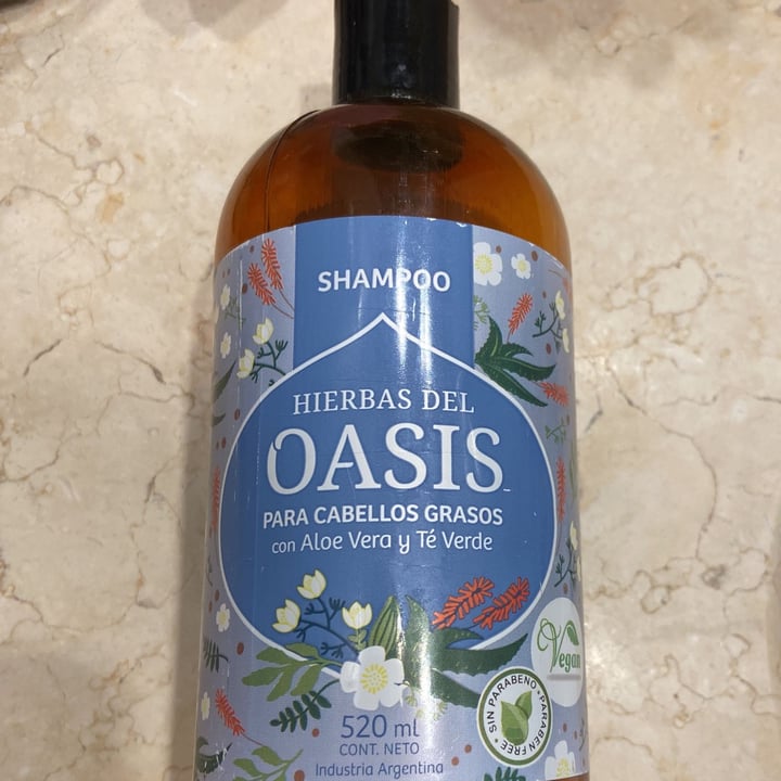 photo of Oasis Shampoo Para Cabellos Grasos con Aloe Vera Y Té Verde shared by @agustinachurba on  16 Jan 2021 - review