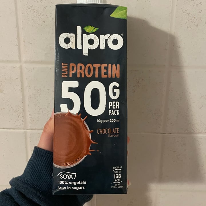 photo of Alpro Plant Protein 50g Chocolate shared by @margheritac02 on  30 Apr 2022 - review