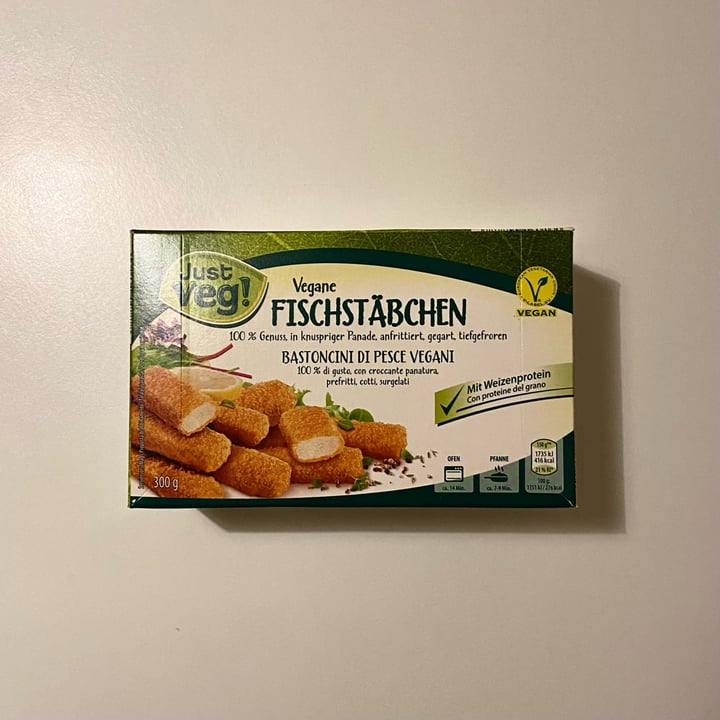 photo of Just Veg! (ALDI Italy) Vegane Fischtäbchen  shared by @vegmaddy on  24 Nov 2022 - review