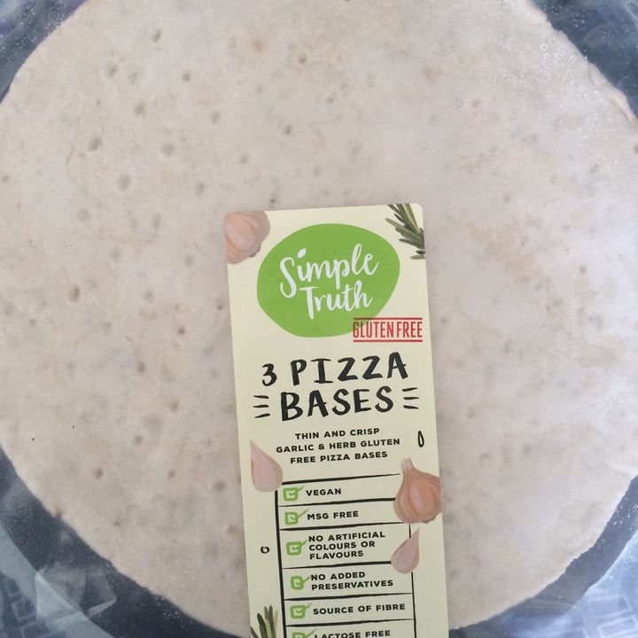 photo of Simple Truth Pizza bases shared by @sylvacharm on  22 Oct 2020 - review