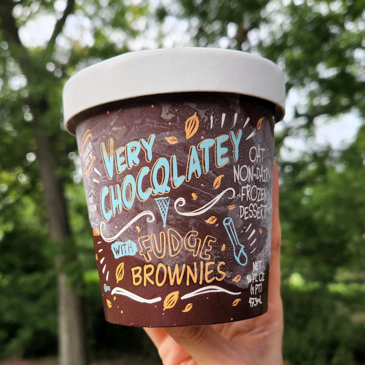 Trader Joe's Very Chocolatey Oat NonDairy Frozen Dessert Reviews