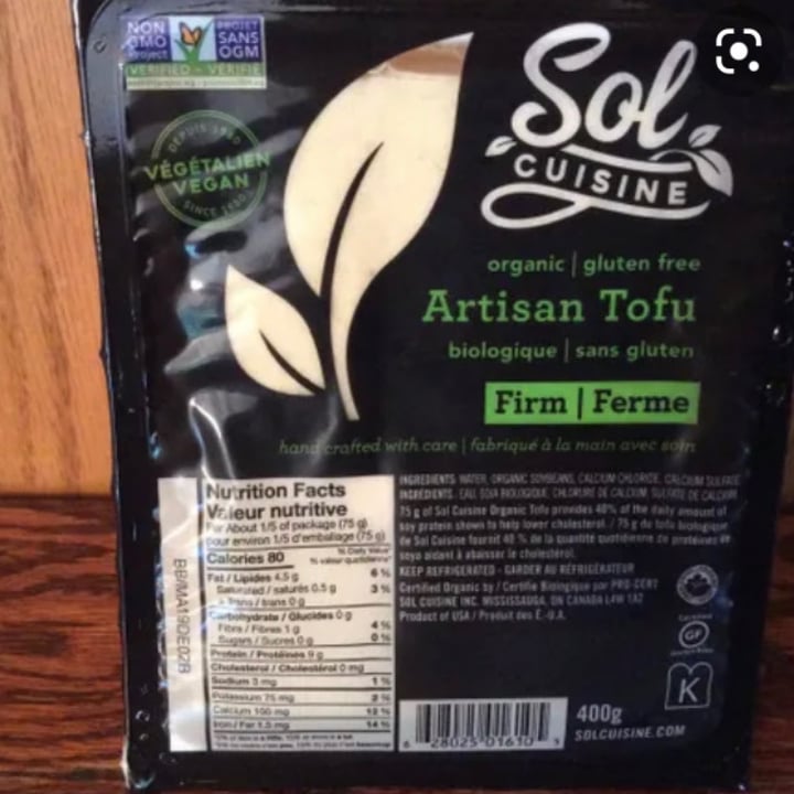 photo of Sol Cuisine Artisan Tofu shared by @silvita66 on  29 Jun 2021 - review