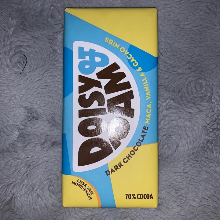 review photo of Doisy & Dam 70% Dark Chocolate, Maca, Cocoa Nibs and Vanilla shared by @livgnorth on 25 Feb 2021 - review
