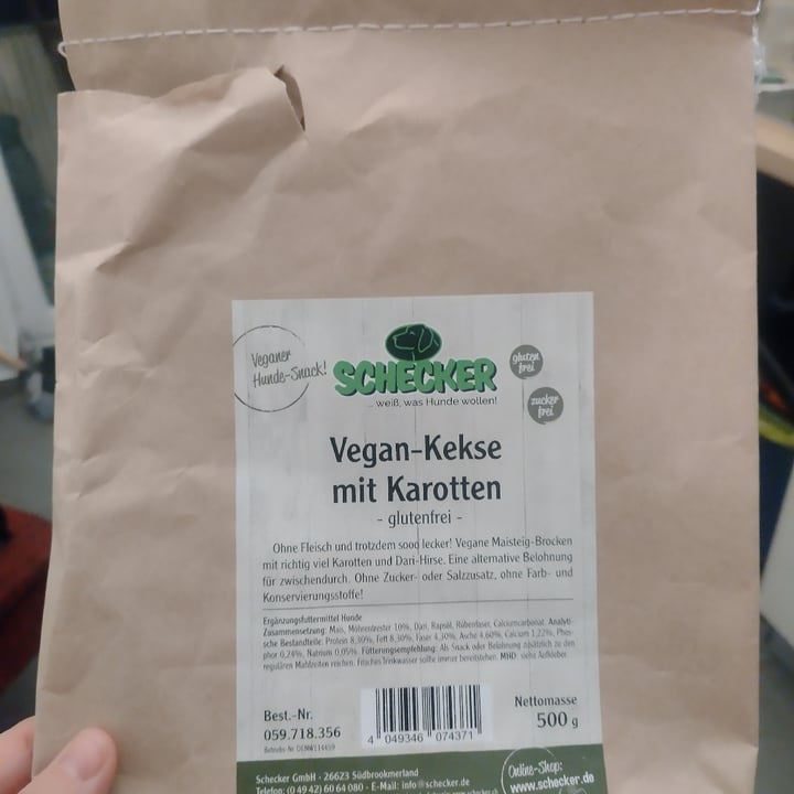 photo of schecker Vegane Karottenkekse shared by @felice on  16 Nov 2022 - review