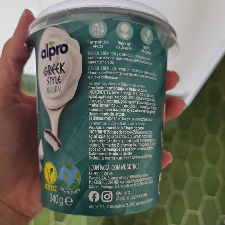 photo of Alpro Greek Style Coconut shared by @lauri on  22 Jun 2022 - review