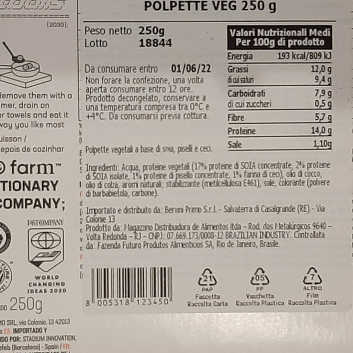 review photo of Future Meatball Vegan food shared by @lauramangone on 31 May 2022 - review