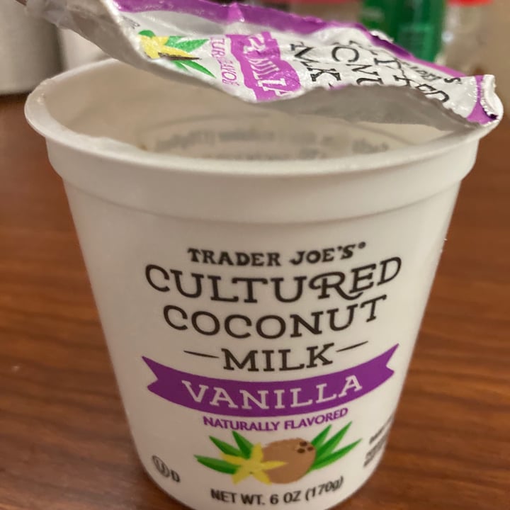 photo of Trader Joe's Cultured Coconut Milk Vanilla shared by @teresahaering on  07 Sep 2021 - review