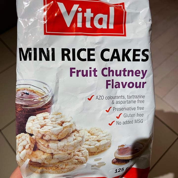 photo of Vital Fruit Chutney Mini Rice Cakes shared by @chantellekylie on  18 Sep 2021 - review