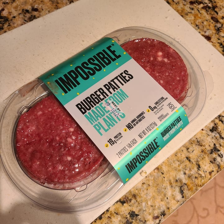 photo of Impossible Foods Impossible Burger Patties shared by @michmtz09 on  20 Oct 2020 - review