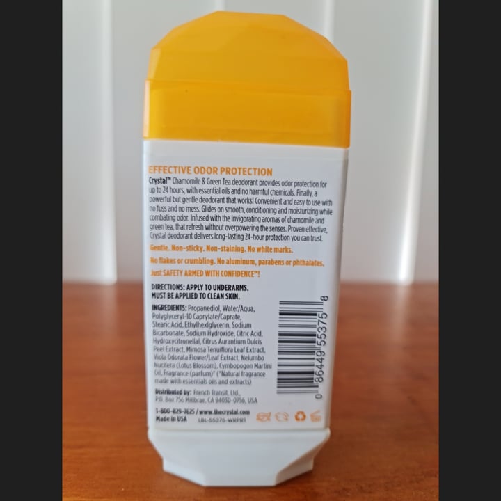 review photo of CRYSTAL Invisible solid deodorant shared by @thebeast on 20 Oct 2021 - review