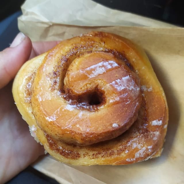 Foto do prato “Rollo de canela”