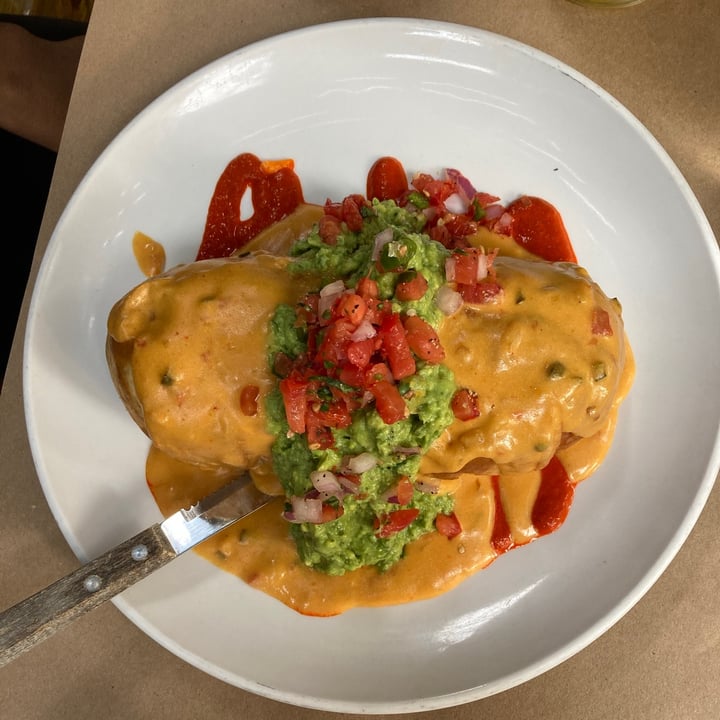 photo of Handlebar Vegan Chimichanga shared by @veganjewelsnyc on  10 Feb 2021 - review