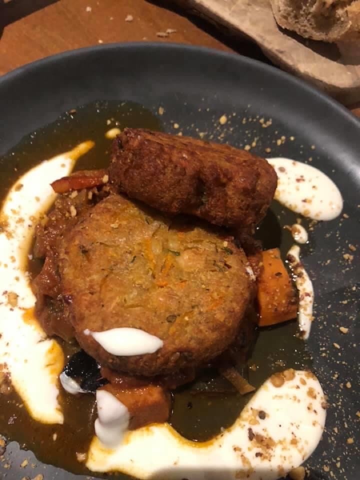 photo of Valpy Street Bar & Bistro Falafel dish shared by @maura5878 on  04 Apr 2020 - review