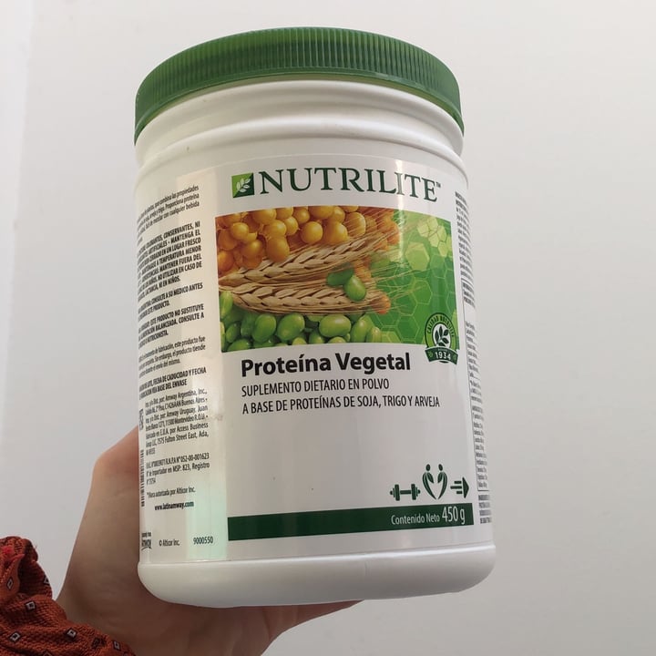 photo of Nutrilite All Plant Protein Powder shared by @veganita2 on  07 Oct 2021 - review