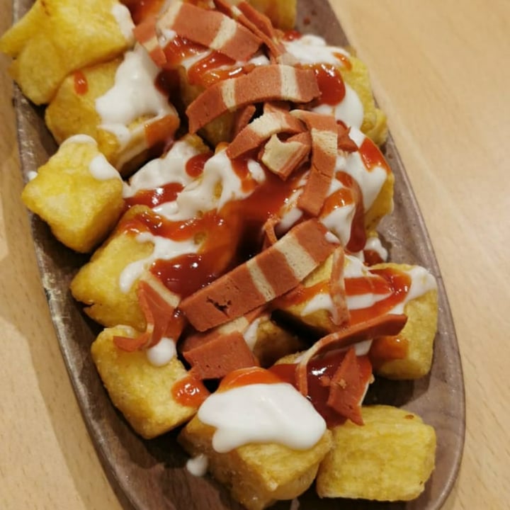 photo of A Flama Patatas bravas con bacon shared by @mariencd on  04 Jul 2020 - review