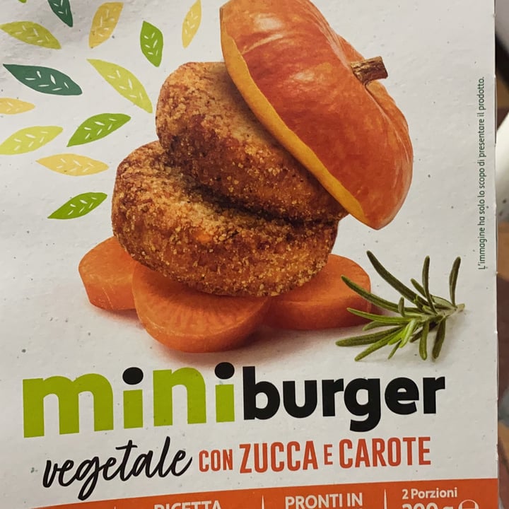 photo of Kioene Mini Burger Zucca E Carote shared by @alisanni on  08 Apr 2022 - review