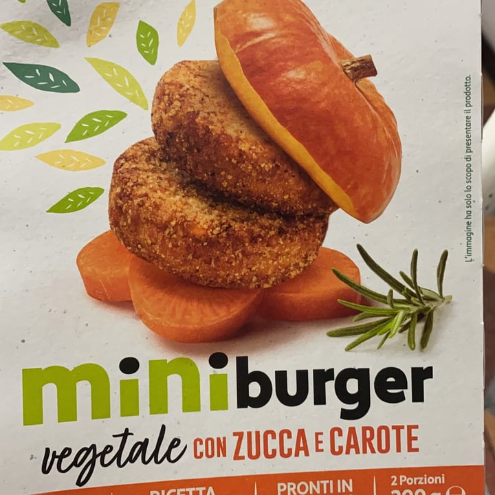 photo of Kioene Mini Burger Zucca E Carote shared by @alisanni on  08 Apr 2022 - review