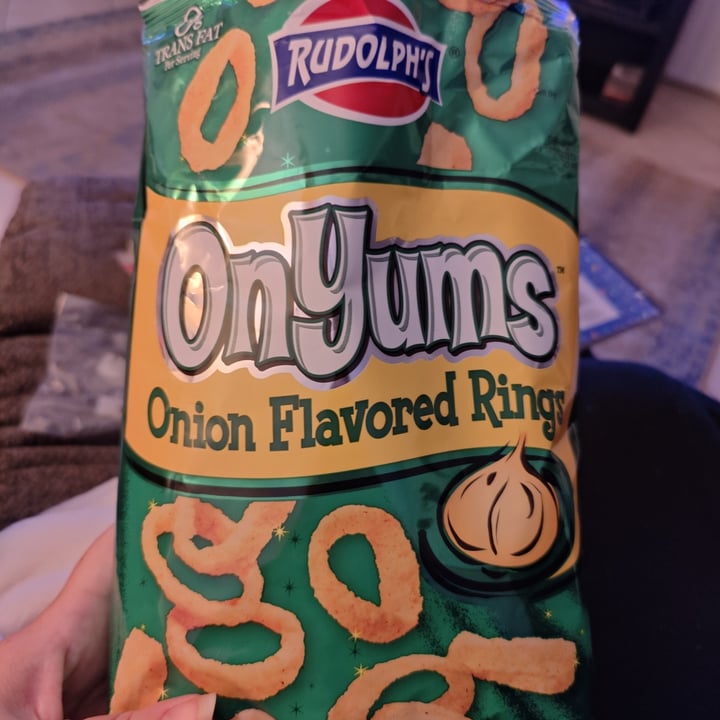photo of Rudolph's OnYums onion flavored rings shared by @busybeevegan on  24 Jul 2022 - review