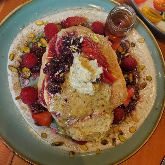 Photo of the dish “Vegan buttermilk pancakes”
