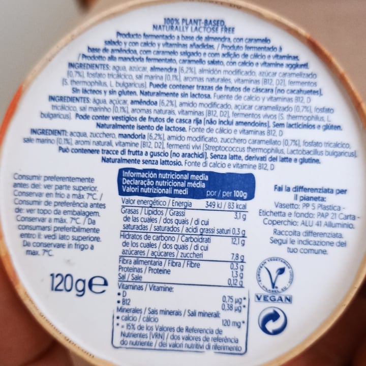 review photo of Alpro Absolutely almond salted caramel shared by @nicoleseveri on 02 Sep 2022 - review