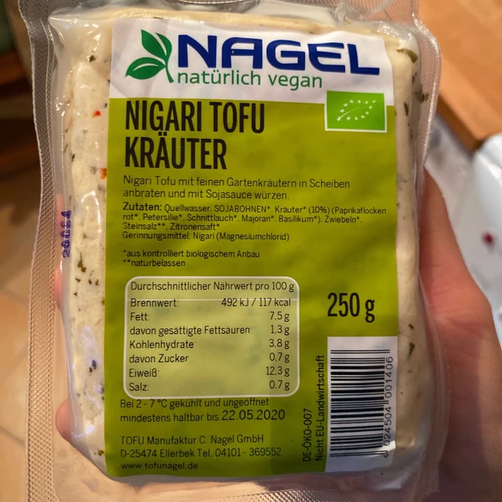 photo of Nagel Nigari Tofu Kräuter shared by @thefruityavocado on  30 Apr 2020 - review