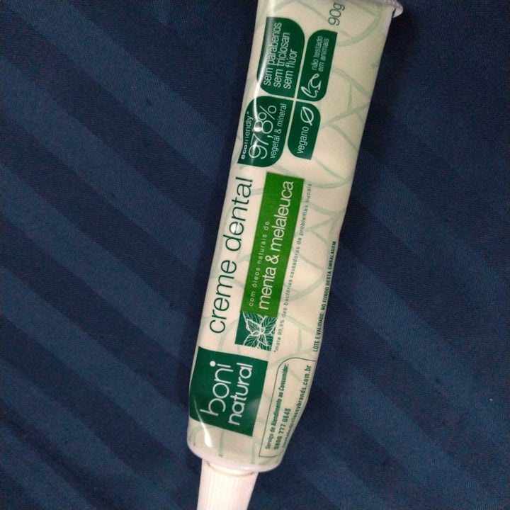 photo of Boni natural Creme dental shared by @lumarques on  15 Jul 2021 - review
