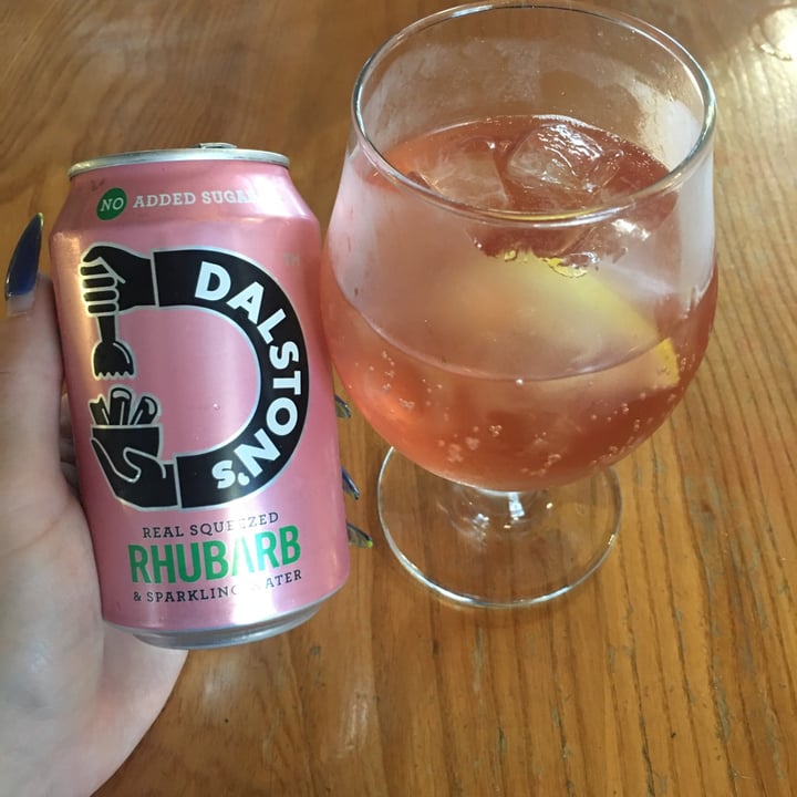 photo of Dalston's Soda Company Fizzy Rhubarb drink shared by @naturegirl0210 on  10 Sep 2021 - review