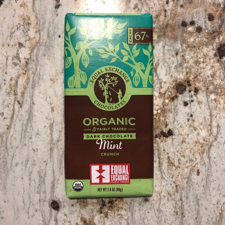 photo of Equal Exchange Dark Chocolate Mint Crunch shared by @dianna on  15 Aug 2020 - review