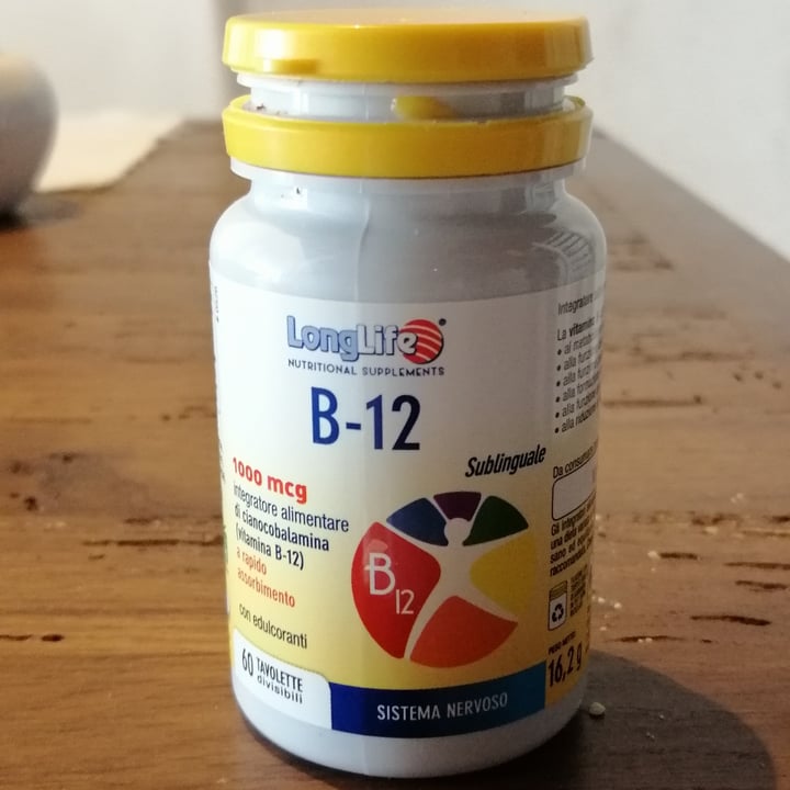 photo of Longlife B-12 1000 mcg shared by @lucaspitoni on  29 May 2021 - review