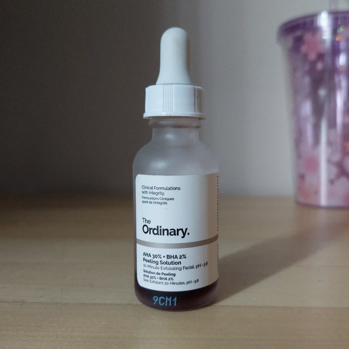 photo of The Ordinary AHA 30% + BHA 2% Peeling Solution shared by @martielle on  15 Mar 2022 - review