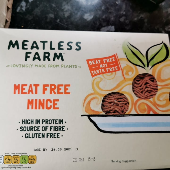 photo of Meatless Farm Meat Free Mince shared by @dhanipatel on  21 Mar 2021 - review