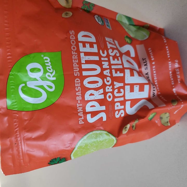 photo of Go Raw Sprouted Organic Spicy Fieata Seeds shared by @oragoldman on  14 Feb 2020 - review