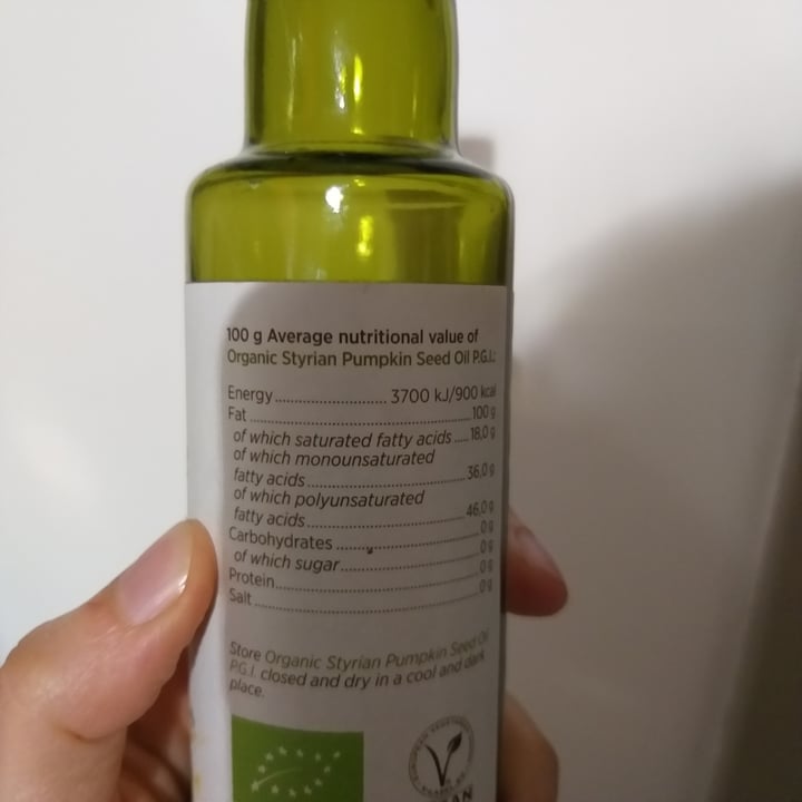 review photo of Schalk Muehle Pumpkin seed oil shared by @carlakaralis on 09 Apr 2022 - review
