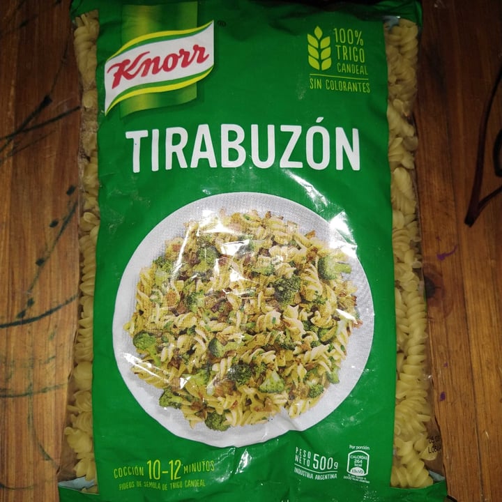 photo of Knorr Fideos Tirabuzón shared by @andreavegana7 on  15 Apr 2021 - review