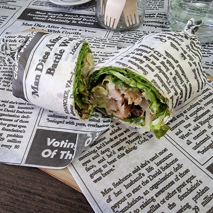 photo of Vegan Streetfood Deli - Obs On the greenside chickless wrap shared by @glc on  28 Sep 2021 - review