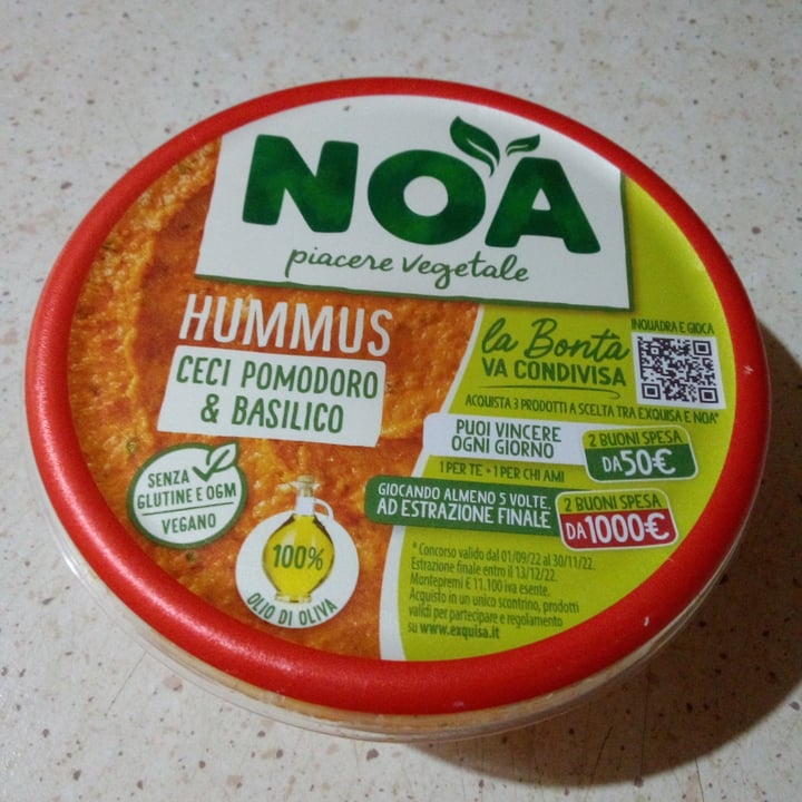 photo of Noa Hummus Ceci E Pomodoro shared by @saimonanimalslover on  09 Oct 2022 - review