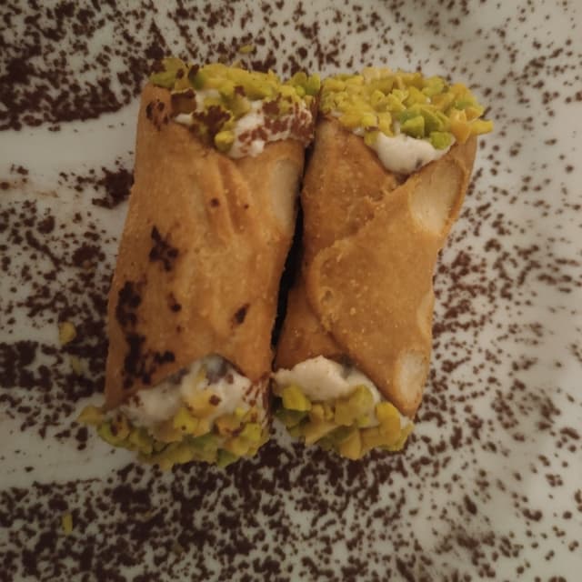 Foto del piatto “Cannoli siciliani vegani”
