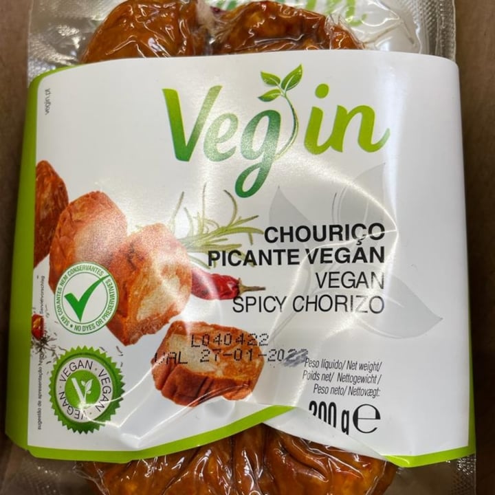 photo of Veg in chouriço picante vegan shared by @monicabarbosa on  23 May 2022 - review